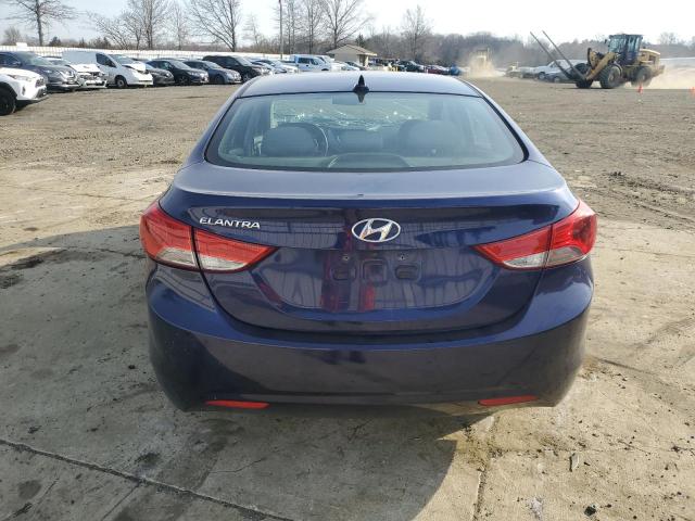 5NPDH4AE4CH079448 - 2012 HYUNDAI ELANTRA GLS BLUE photo 6