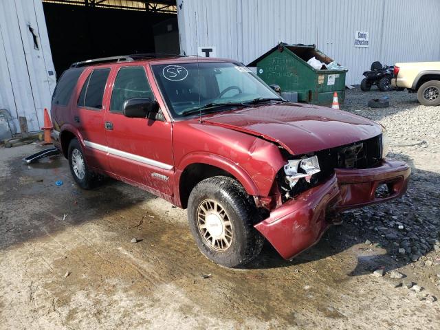 1GKDT13W412216846 - 2001 GMC JIMMY BURGUNDY photo 4