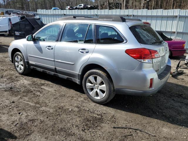 4S4BRBAC2C3206826 - 2012 SUBARU OUTBACK 2.5I BLUE photo 2