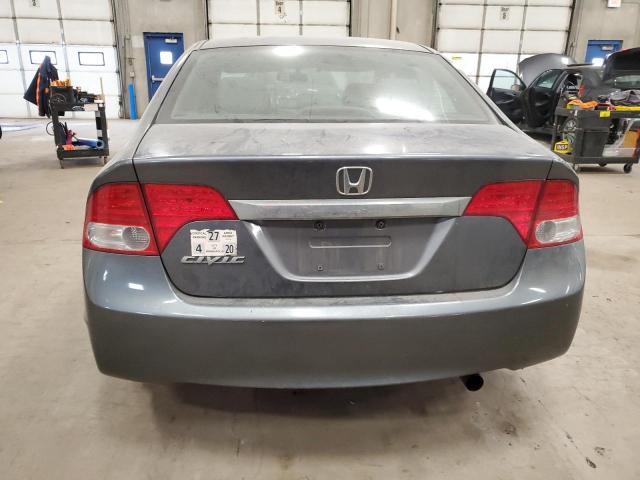 1HGFA16859L005122 - 2009 HONDA CIVIC EX GRAY photo 6