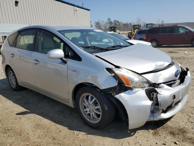 JTDZN3EU8C3178232 - 2012 TOYOTA PRIUS V SILVER photo 4