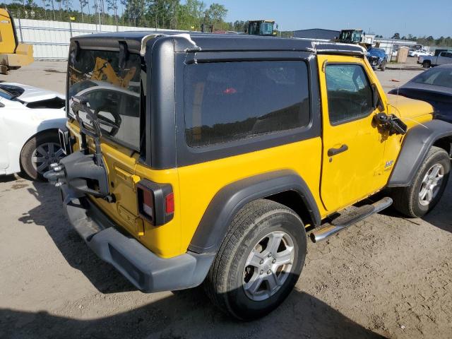 1C4GJXAG5KW528827 - 2019 JEEP WRANGLER SPORT YELLOW photo 3