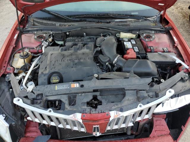 3LNHL2GC1AR612615 - 2010 LINCOLN MKZ RED photo 11