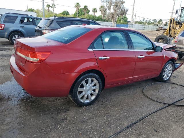 3LNHL2GC1AR612615 - 2010 LINCOLN MKZ RED photo 3