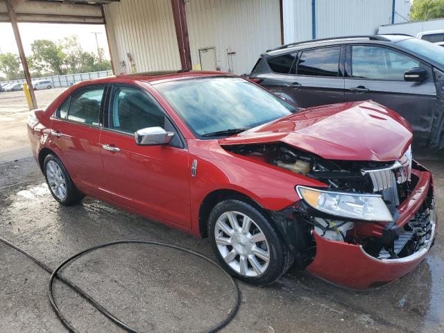 3LNHL2GC1AR612615 - 2010 LINCOLN MKZ RED photo 4