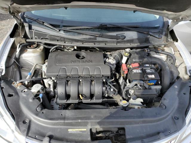 3N1AB7AP2FY372296 - 2015 NISSAN SENTRA S SILVER photo 11