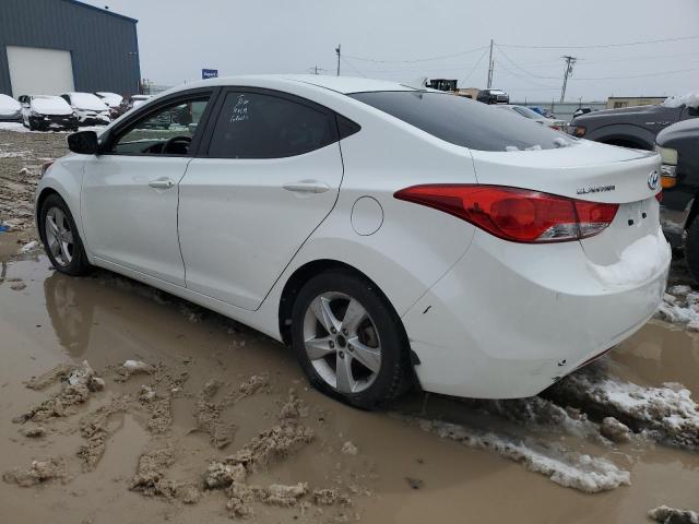 5NPDH4AE3DH188825 - 2013 HYUNDAI ELANTRA GLS WHITE photo 2