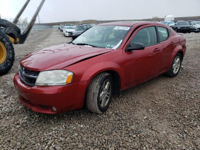 1B3LC56B49N509407 - 2009 DODGE AVENGER SXT MAROON photo 1