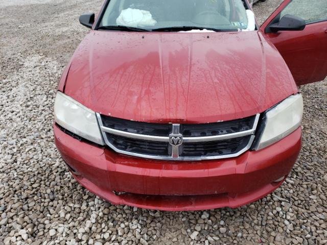 1B3LC56B49N509407 - 2009 DODGE AVENGER SXT MAROON photo 11