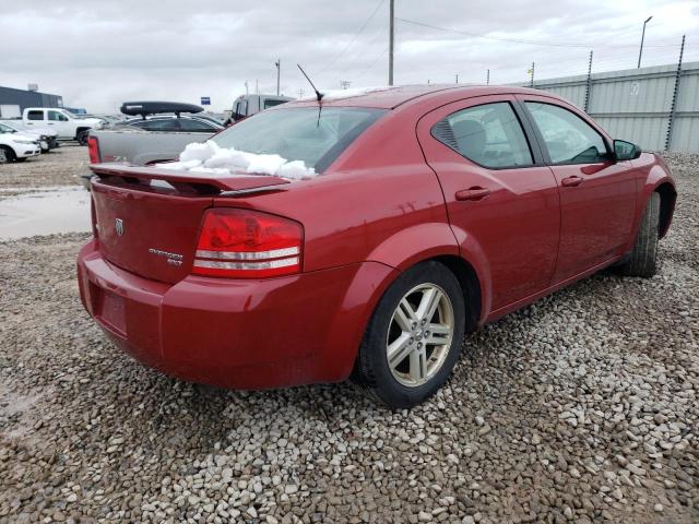 1B3LC56B49N509407 - 2009 DODGE AVENGER SXT MAROON photo 3