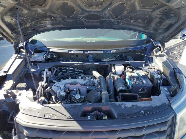 1FM5K8AT5GGA19549 - 2016 FORD EXPLORER POLICE INTERCEPTOR BLUE photo 12