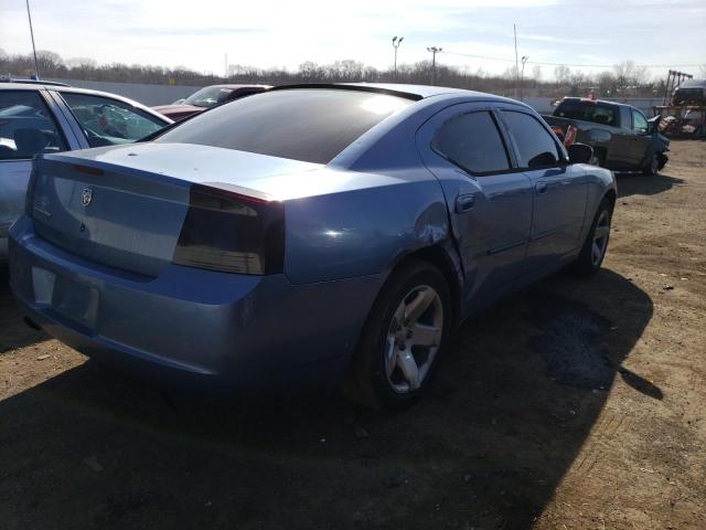 2B3KA43H87H770405 - 2007 DODGE CHARGER SE BLUE photo 3