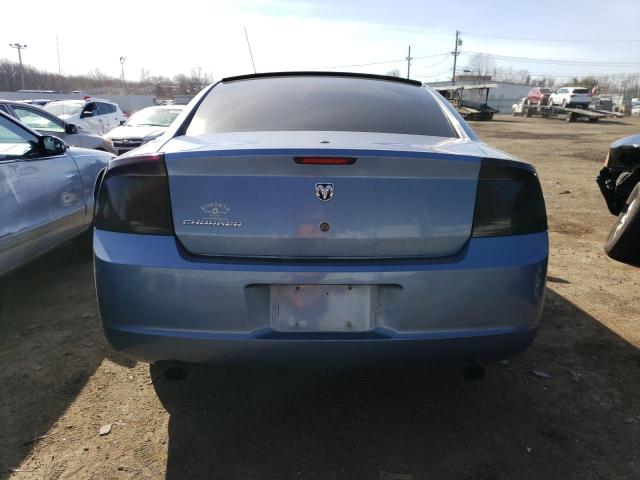 2B3KA43H87H770405 - 2007 DODGE CHARGER SE BLUE photo 6