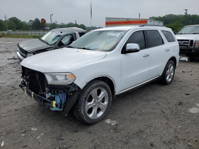 1C4RDHAG3EC974020 - 2014 DODGE DURANGO SXT WHITE photo 1