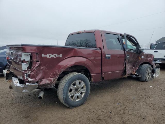 1FTFW1EV4AFC82791 - 2010 FORD F150 SUPERCREW BURGUNDY photo 3