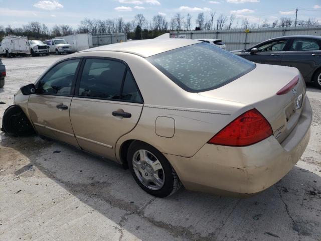 1HGCM56136A099576 - 2006 HONDA ACCORD VALUE TAN photo 2