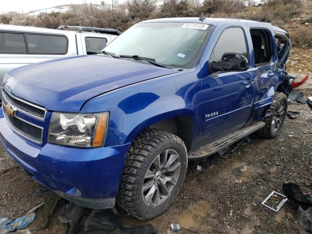 1GNSCAE09CR234255 - 2012 CHEVROLET TAHOE C1500  LS BLUE photo 1