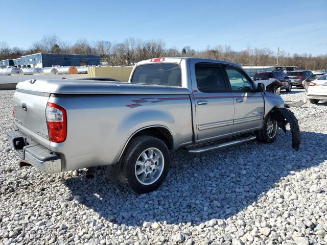 5TBDT44176S533996 - 2006 TOYOTA TUNDRA DOUBLE CAB SR5 SILVER photo 3