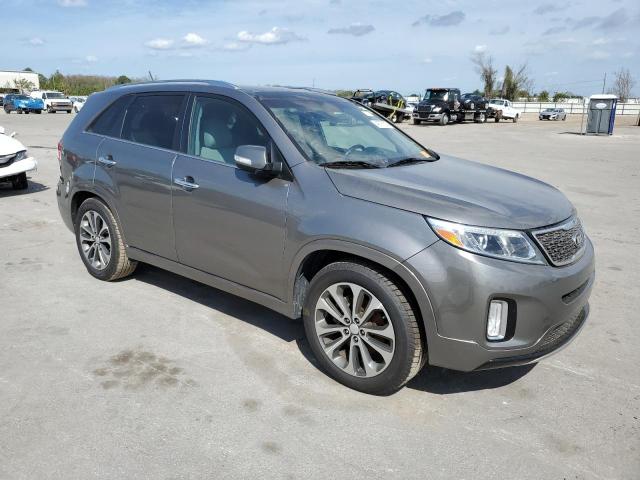 5XYKW4A78EG516683 - 2014 KIA SORENTO SX GRAY photo 4