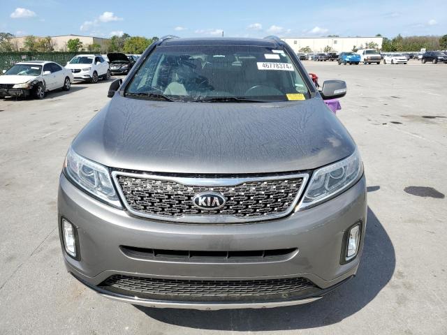 5XYKW4A78EG516683 - 2014 KIA SORENTO SX GRAY photo 5