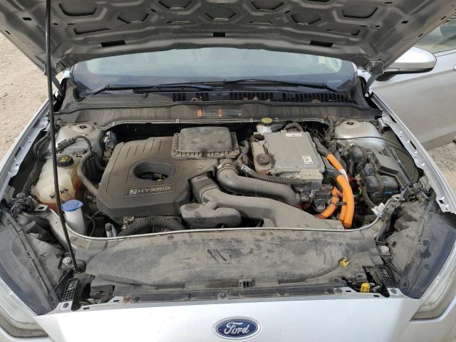 3FA6P0LU5KR263680 - 2019 FORD FUSION SE SILVER photo 11