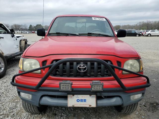 5TEGN92N73Z268349 - 2003 TOYOTA TACOMA DOUBLE CAB PRERUNNER RED photo 5