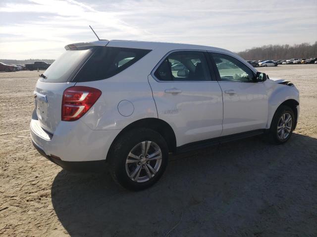 2GNALBEK8H1576251 - 2017 CHEVROLET EQUINOX LS WHITE photo 3