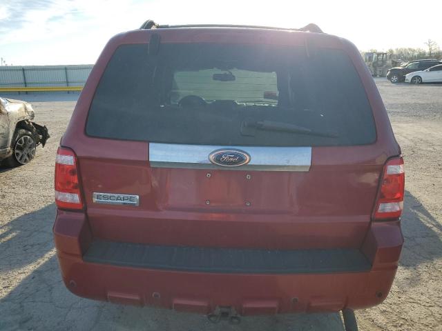 1FMCU04G59KC67608 - 2009 FORD ESCAPE LIMITED MAROON photo 6