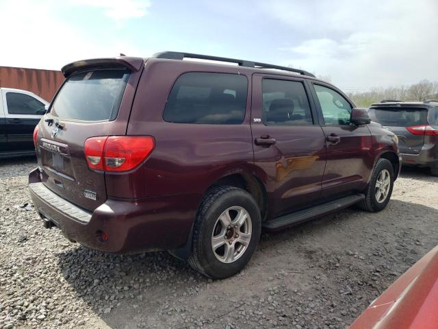 5TDZY5G1XAS025305 - 2010 TOYOTA SEQUOIA SR5 BURGUNDY photo 3