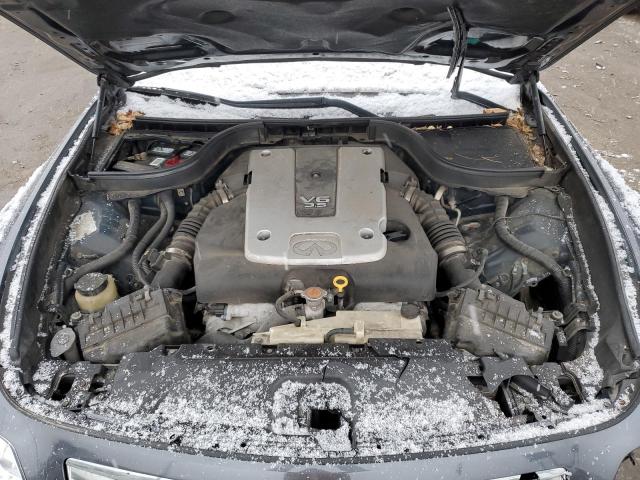 JNKBV61F98M256382 - 2008 INFINITI G35 GRAY photo 11