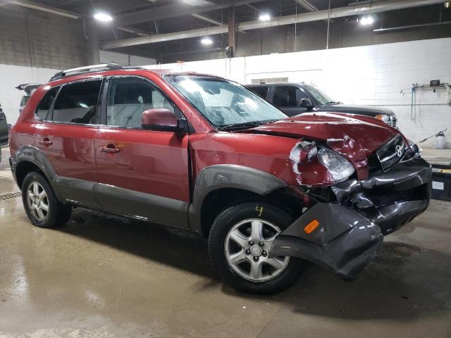 KM8JN72D45U100614 - 2005 HYUNDAI TUCSON GLS BURGUNDY photo 4