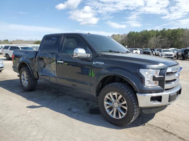 1FTEW1EG2FKD23740 - 2015 FORD F150 SUPERCREW BLACK photo 4