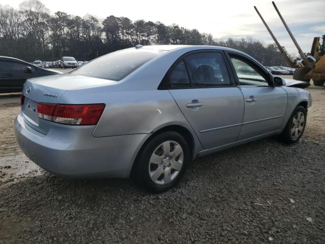 5NPET46C28H384383 - 2008 HYUNDAI SONATA GLS BLUE photo 3