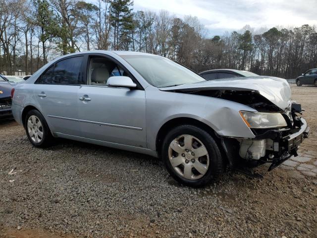 5NPET46C28H384383 - 2008 HYUNDAI SONATA GLS BLUE photo 4