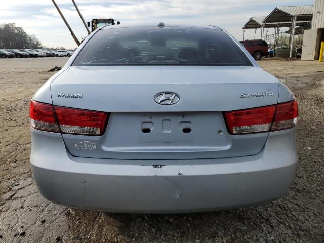 5NPET46C28H384383 - 2008 HYUNDAI SONATA GLS BLUE photo 6