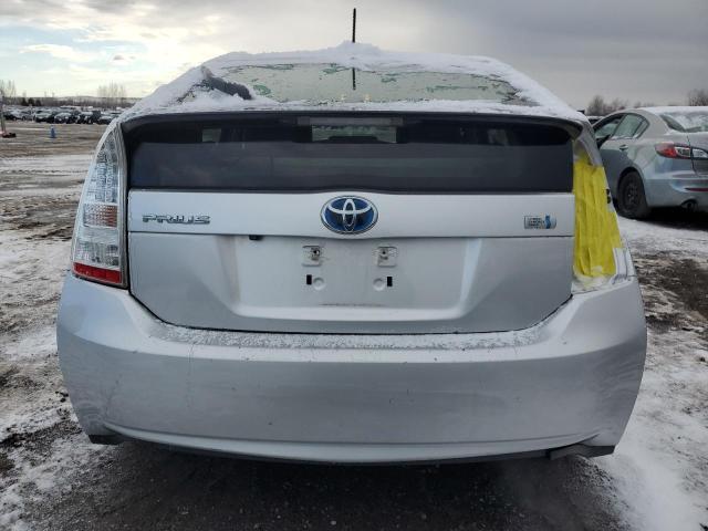 JTDKN3DU2A5098574 - 2010 TOYOTA PRIUS SILVER photo 6