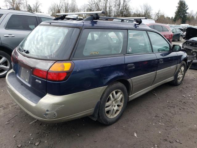 4S3BH675547632236 - 2004 SUBARU LEGACY OUTBACK AWP 蓝色 照片 3