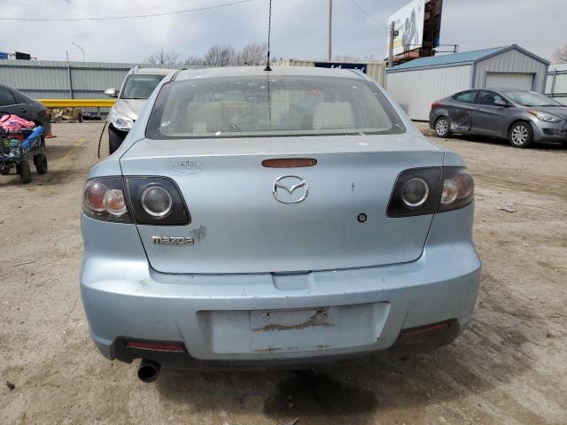 JM1BK32G981138513 - 2008 MAZDA 3 I BLUE photo 6