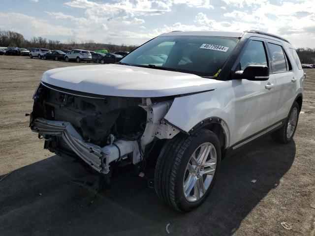 1FM5K7D83HGE09861 - 2017 FORD EXPLORER XLT WHITE photo 1