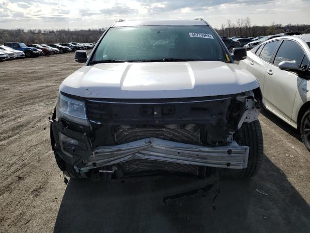 1FM5K7D83HGE09861 - 2017 FORD EXPLORER XLT WHITE photo 5