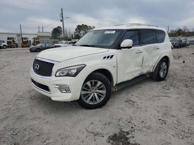 JN8AZ2NF4G9611114 - 2016 INFINITI QX80 WHITE photo 1