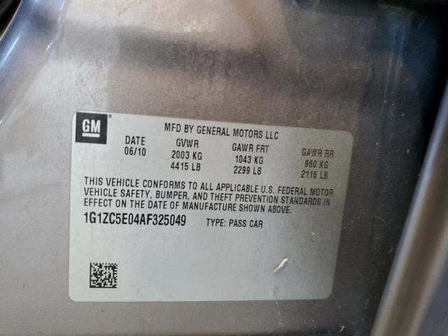 1G1ZC5E04AF325049 - 2010 CHEVROLET MALIBU 1LT GRAY photo 12