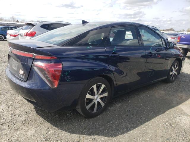 JTDBVRBD4HA001334 - 2017 TOYOTA MIRAI BLUE photo 3