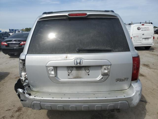 2HKYF18404H563797 - 2004 HONDA PILOT EX SILVER photo 6