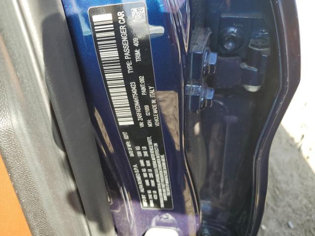 ZARFAEDN4H7540423 - 2017 ALFA ROMEO GIULIA Q4 ლურჯი ფოტო 12