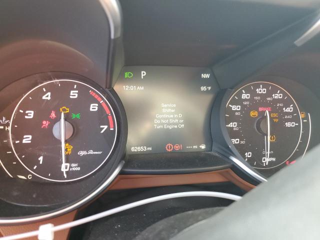 ZARFAEDN4H7540423 - 2017 ALFA ROMEO GIULIA Q4 ლურჯი ფოტო 9