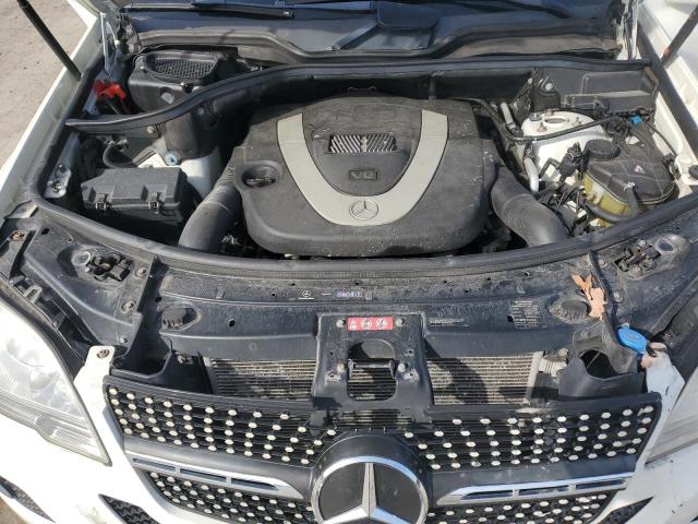 4JGBB8GB2BA673681 - 2011 MERCEDES-BENZ ML 350 4MATIC WHITE photo 12