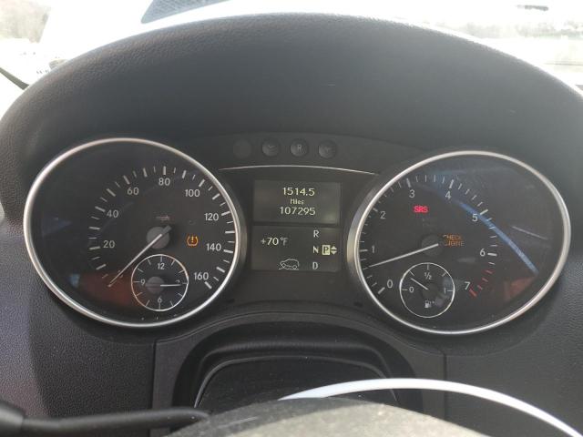 4JGBB8GB2BA673681 - 2011 MERCEDES-BENZ ML 350 4MATIC WHITE photo 9