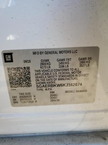 5GAERBKW6KJ162674 - 2019 BUICK ENCLAVE ESSENCE 白色 照片 13