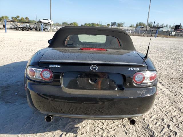 JM1NC25F060121562 - 2006 MAZDA MX-5 MIATA BLACK photo 6